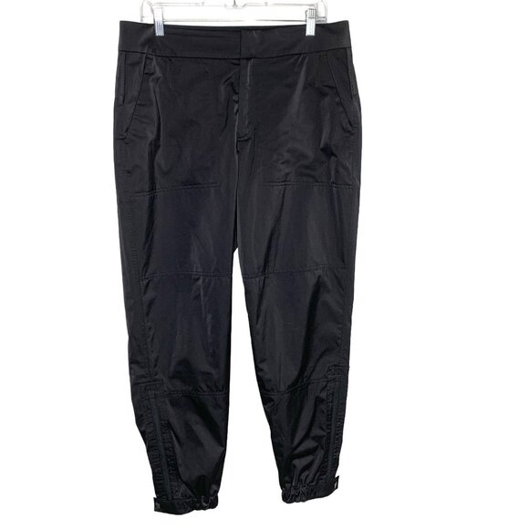 Athleta Black Radiant Jogger High Rise Pockets Size 12 - Picture 1 of 10